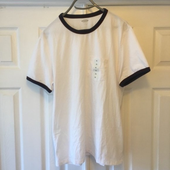 OLD NAVY Pocket Tee Two Tone Hems XL - Picture 1 of 5